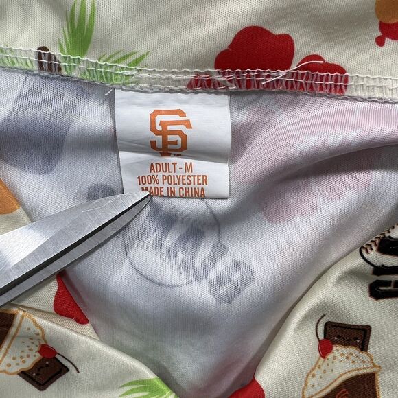 San Francisco Giants Hawaiian Foodie Shirt Size Medium 2023 SGA Aloha Coca Cola - Picture 4 of 7